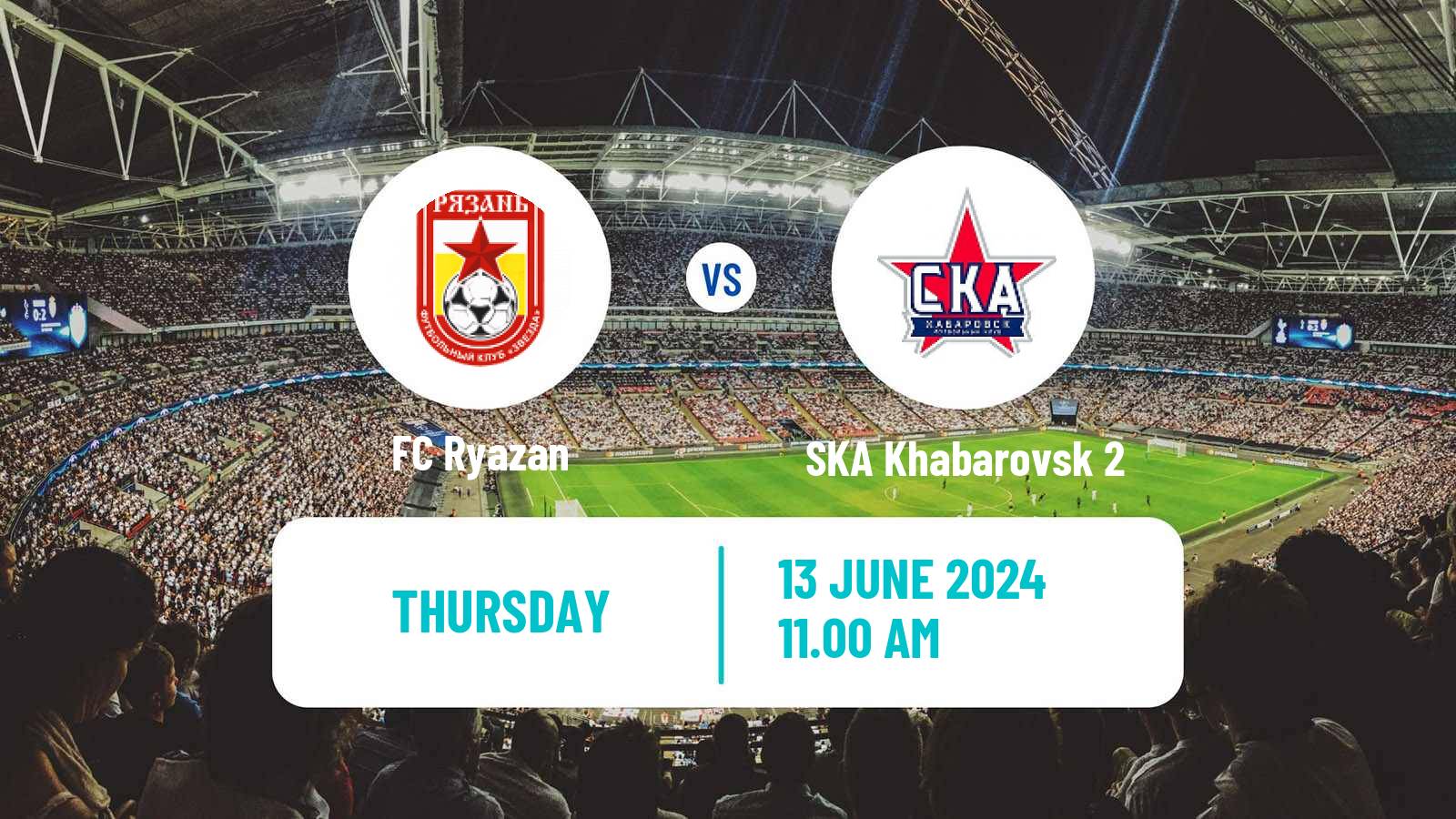 Soccer FNL 2 Division B Group 3 Ryazan - SKA Khabarovsk 2