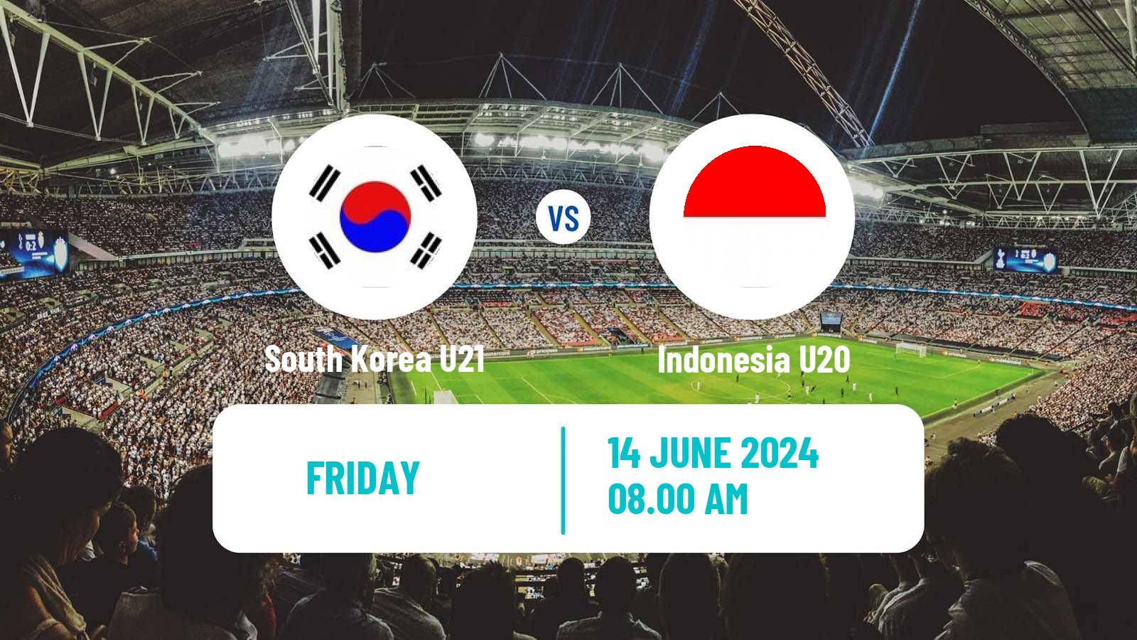 Soccer Maurice Revello Tournament South Korea U21 - Indonesia U20