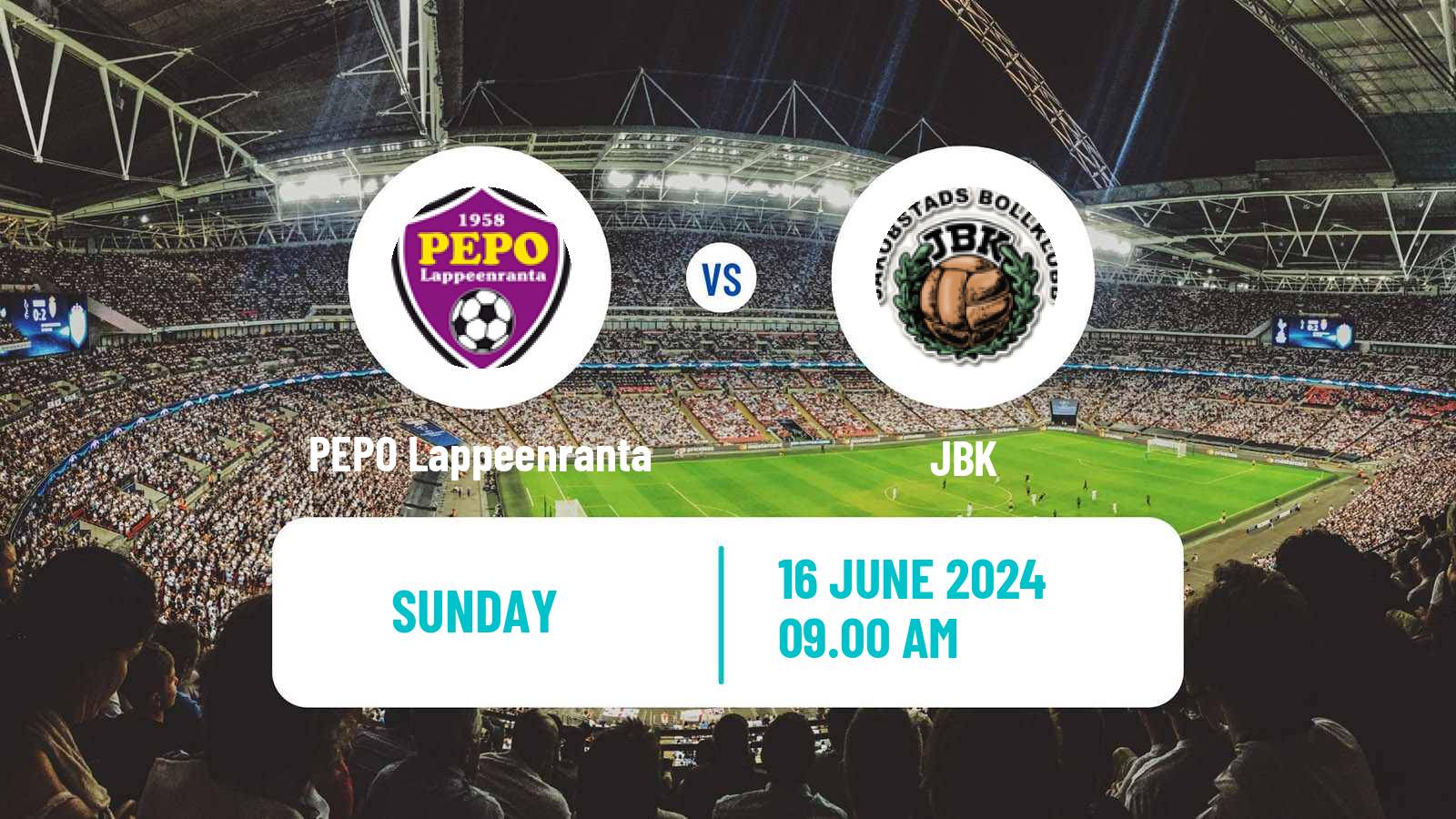 Soccer Finnish Cup PEPO Lappeenranta - JBK