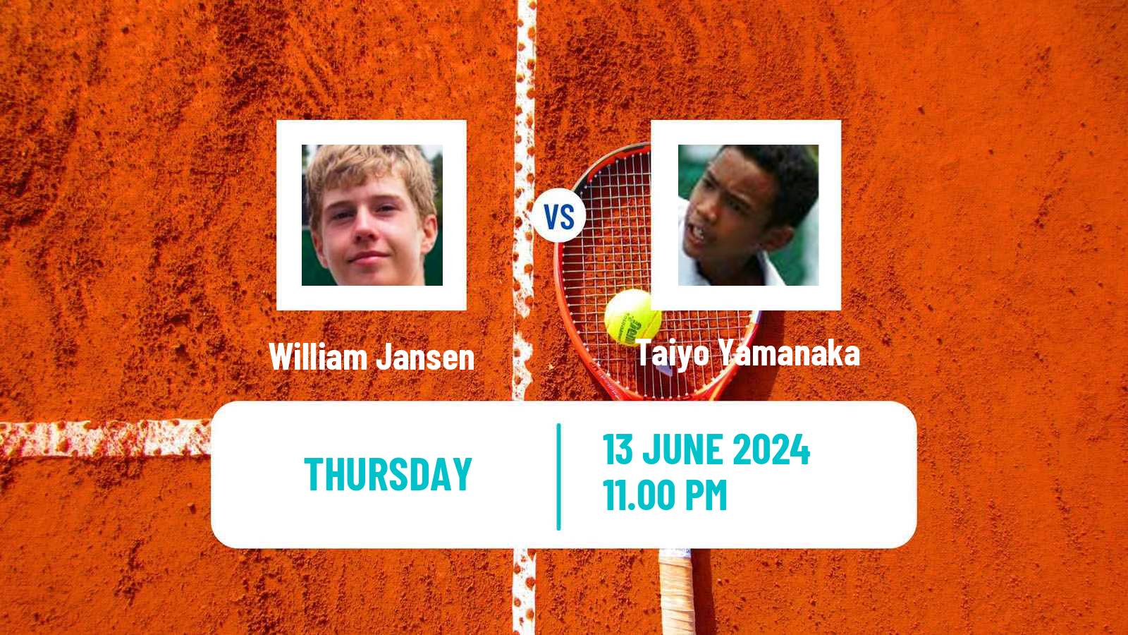 Tennis ITF M15 Hong Kong Men William Jansen - Taiyo Yamanaka