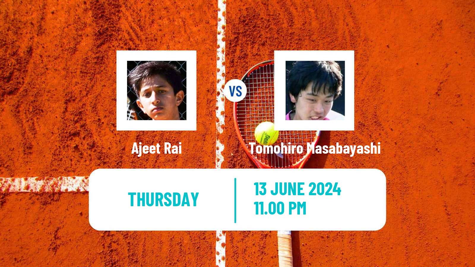 Tennis ITF M15 Hong Kong Men Ajeet Rai - Tomohiro Masabayashi