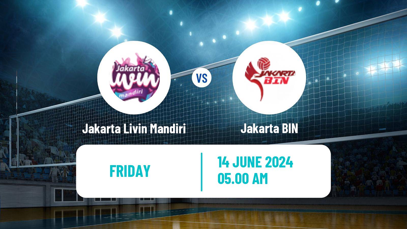 Volleyball Indonesian Proliga Volleyball Women Jakarta Livin Mandiri - Jakarta BIN