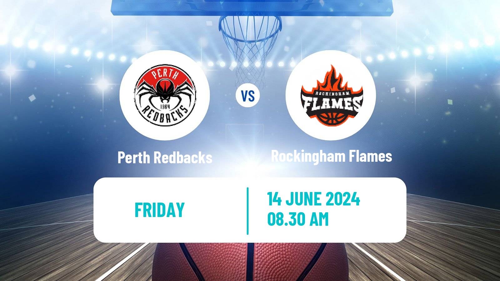 Basketball Australian NBL1 West Perth Redbacks - Rockingham Flames