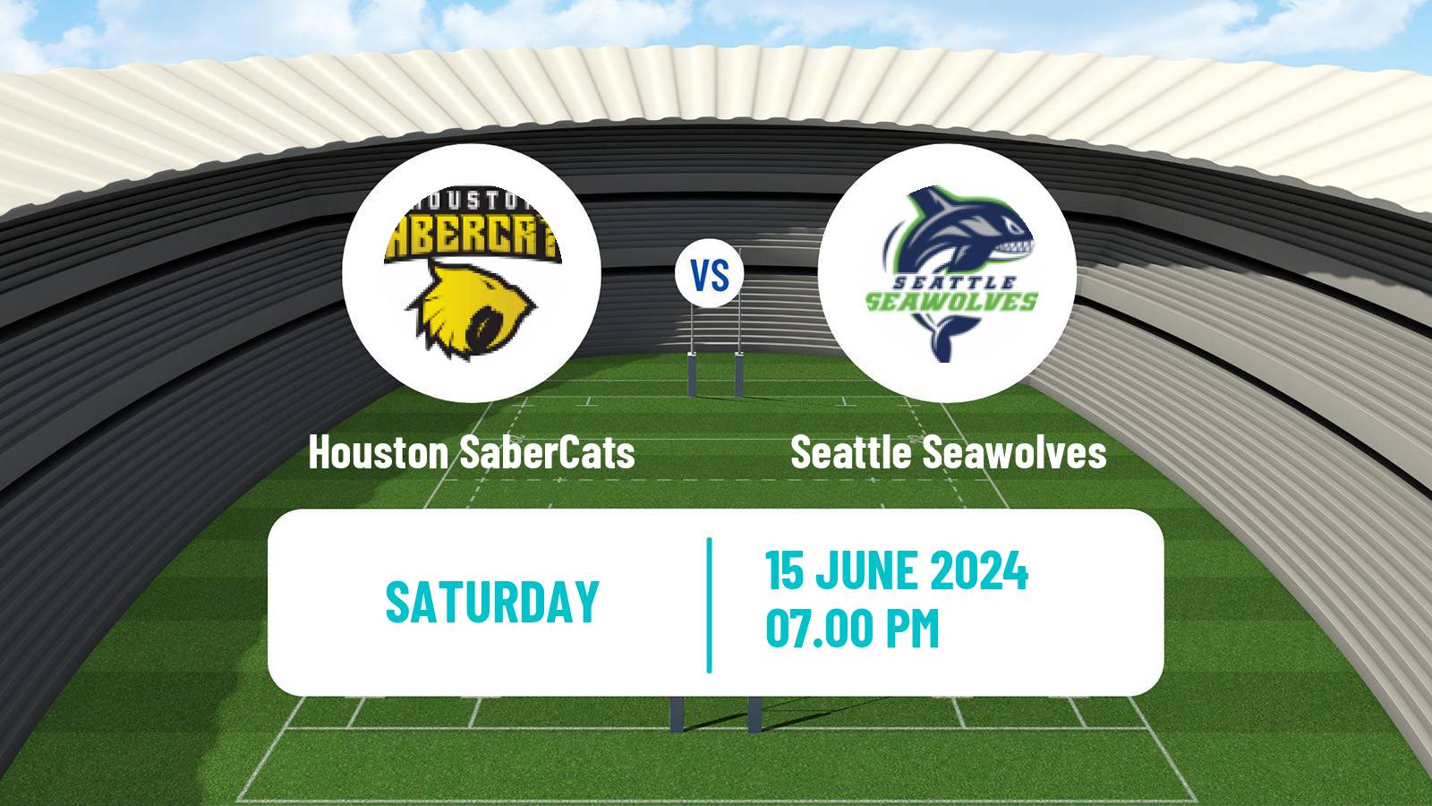 Rugby union USA Major League Rugby Houston SaberCats - Seattle Seawolves