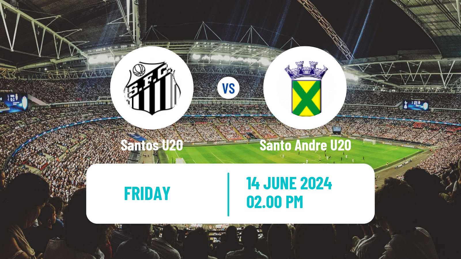Soccer Brazilian Paulista U20 Santos U20 - Santo Andre U20