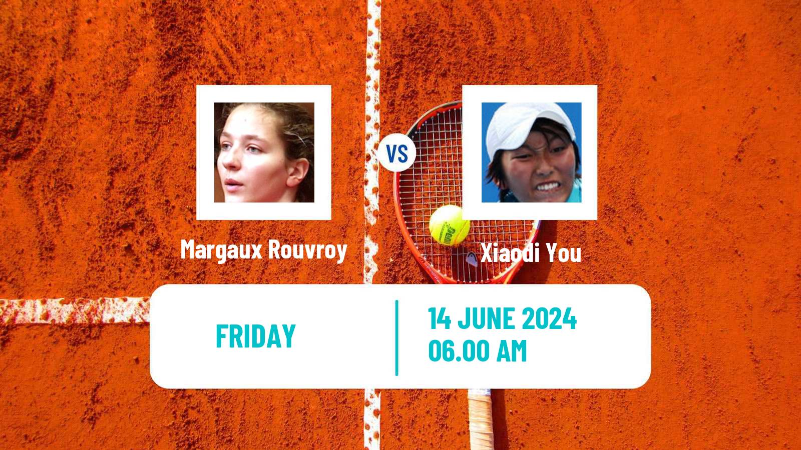 Tennis ITF W100 Biarritz Women Margaux Rouvroy - Xiaodi You