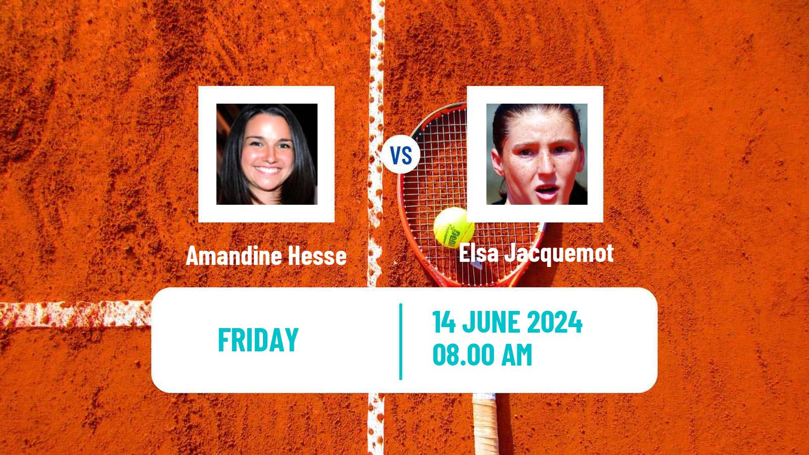 Tennis ITF W100 Biarritz Women Amandine Hesse - Elsa Jacquemot