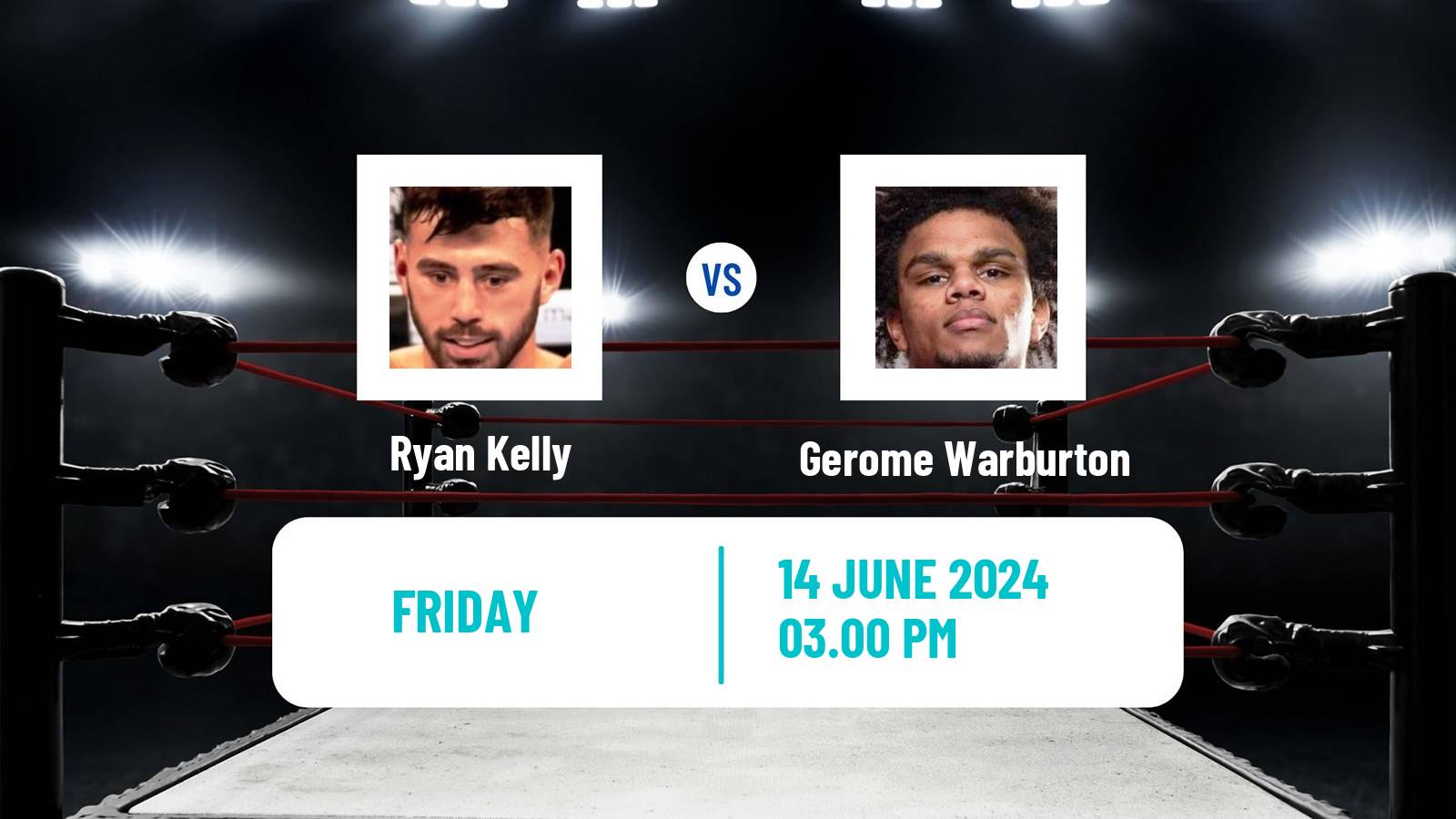 Boxing Middleweight Others Matches Men Ryan Kelly - Gerome Warburton