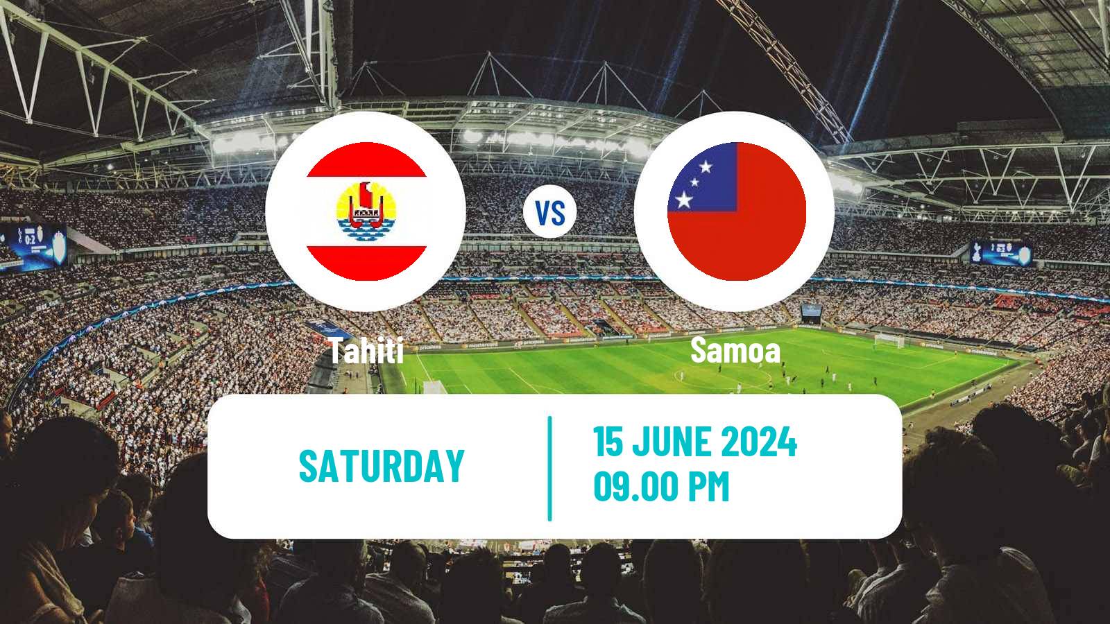 Soccer OFC Nations Cup Tahiti - Samoa