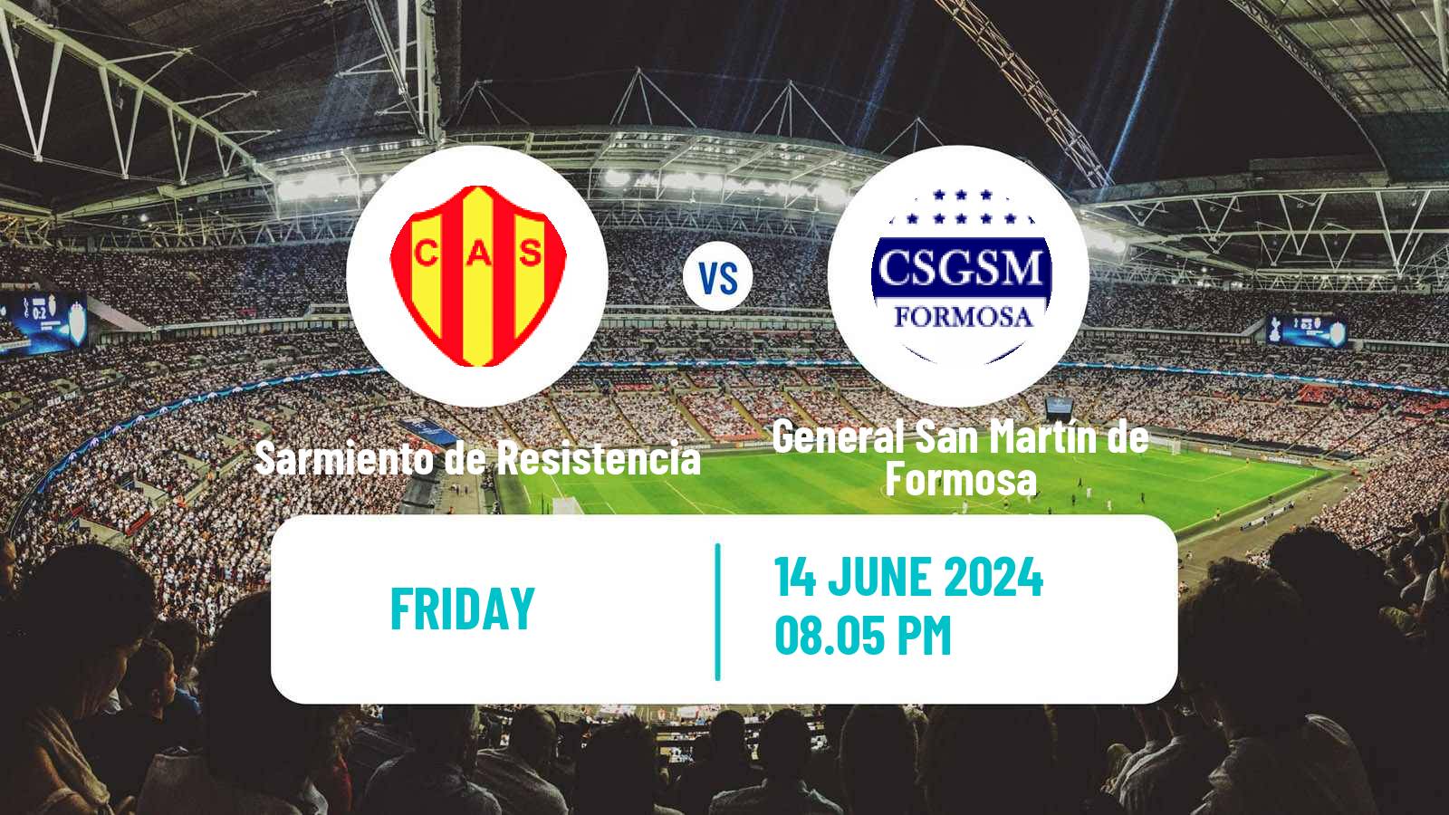Soccer Argentinian Torneo Federal Sarmiento de Resistencia - General San Martín de Formosa