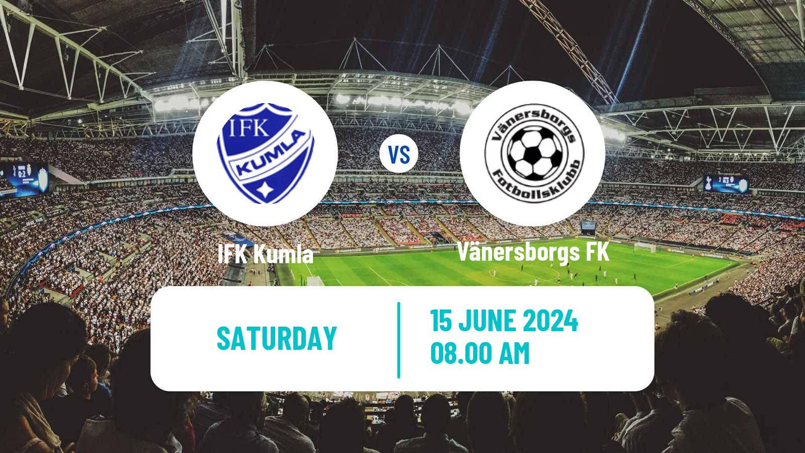 Soccer Swedish Division 2 - Norra Götaland Kumla - Vänersborgs FK