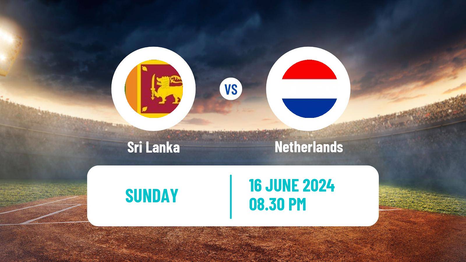 Cricket ICC World Twenty20 Netherlands - Sri Lanka