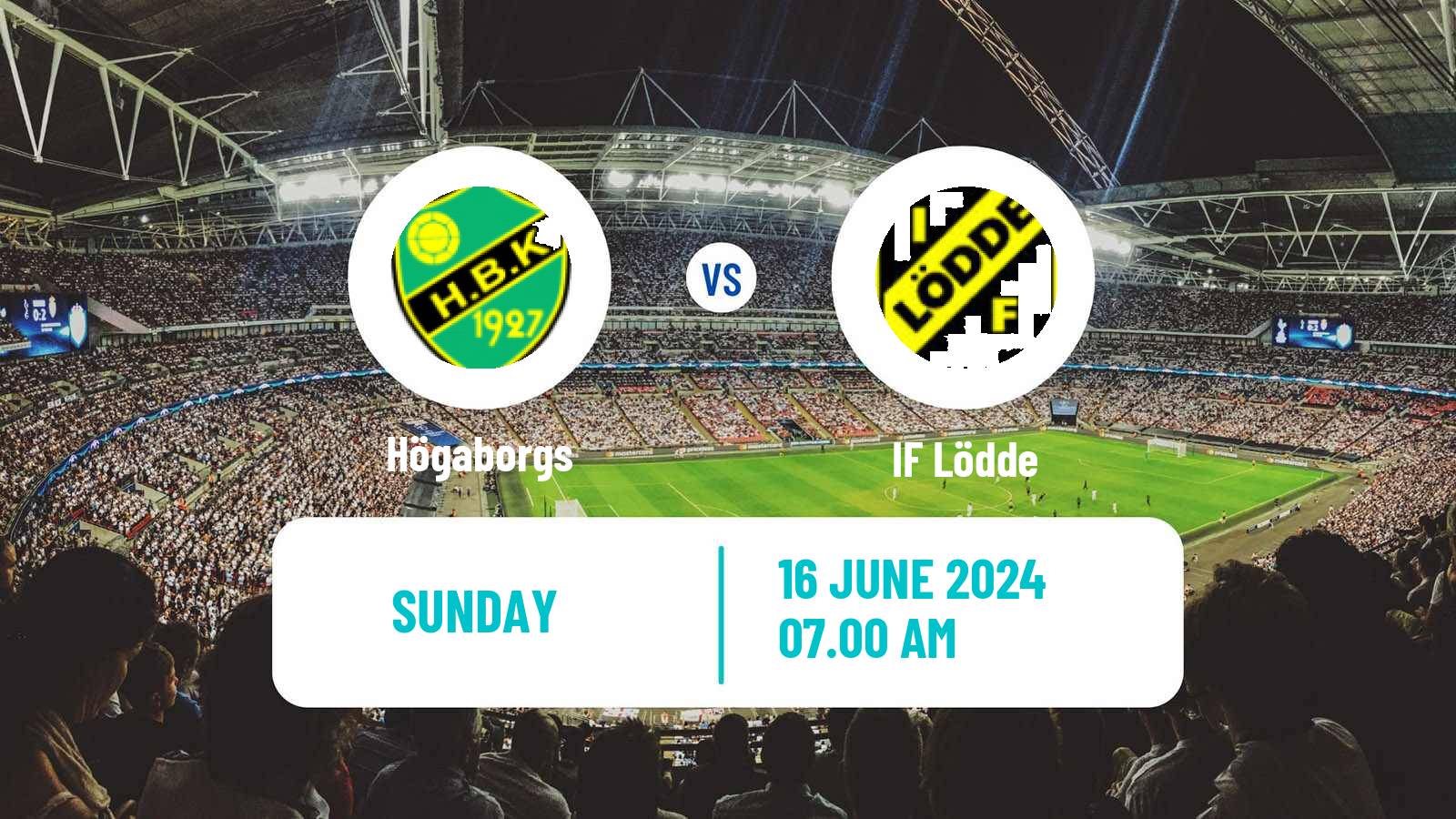 Soccer Swedish Division 2 - Södra Götaland Högaborgs - Lödde