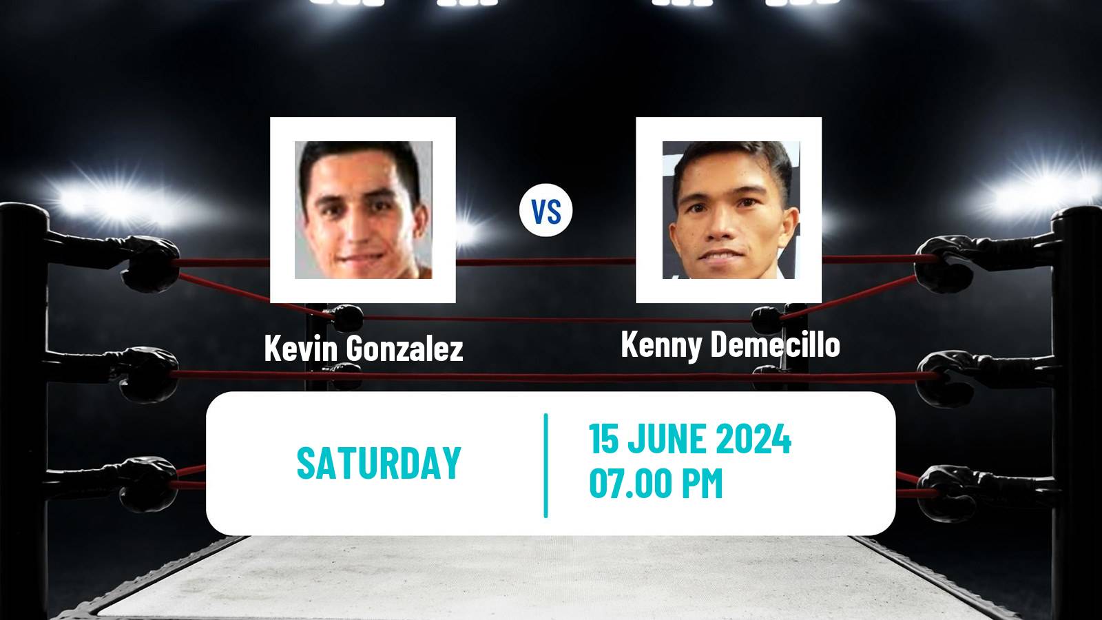 Boxing Super Bantamweight Others Matches Men Kevin Gonzalez - Kenny Demecillo