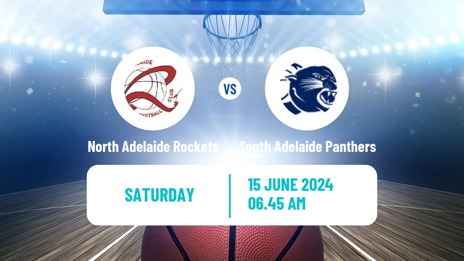 Basketball Australian NBL1 Central North Adelaide Rockets - South Adelaide Panthers