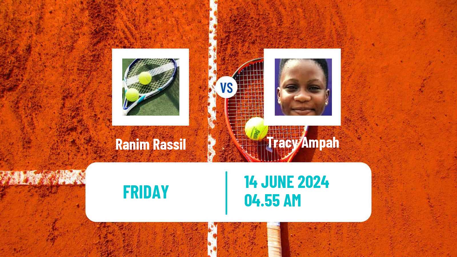 Tennis WTA Billie Jean King Cup Group III Ranim Rassil - Tracy Ampah