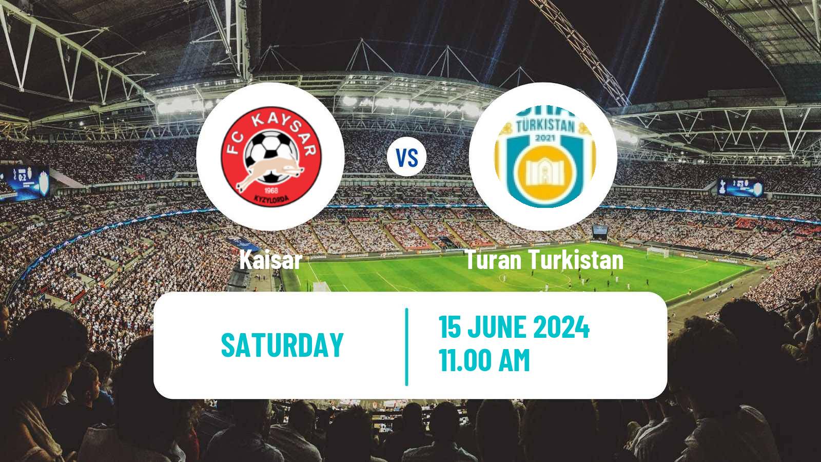 Soccer Kazakh Premier League Kaisar - Turan Turkistan