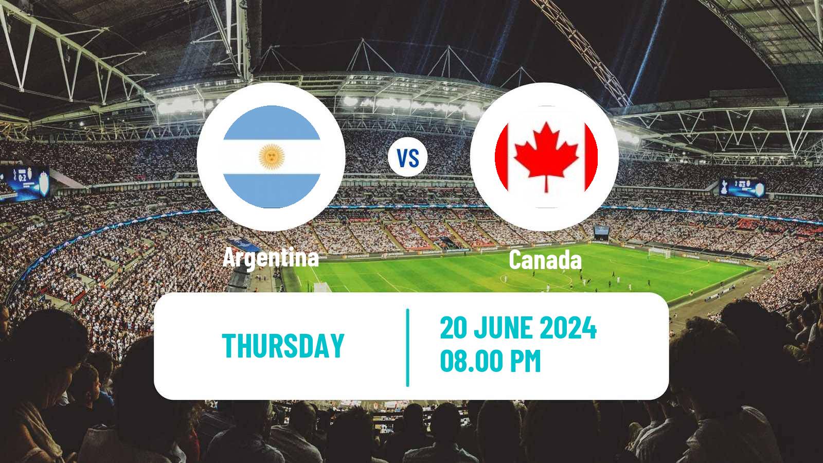 Soccer Copa America Argentina - Canada