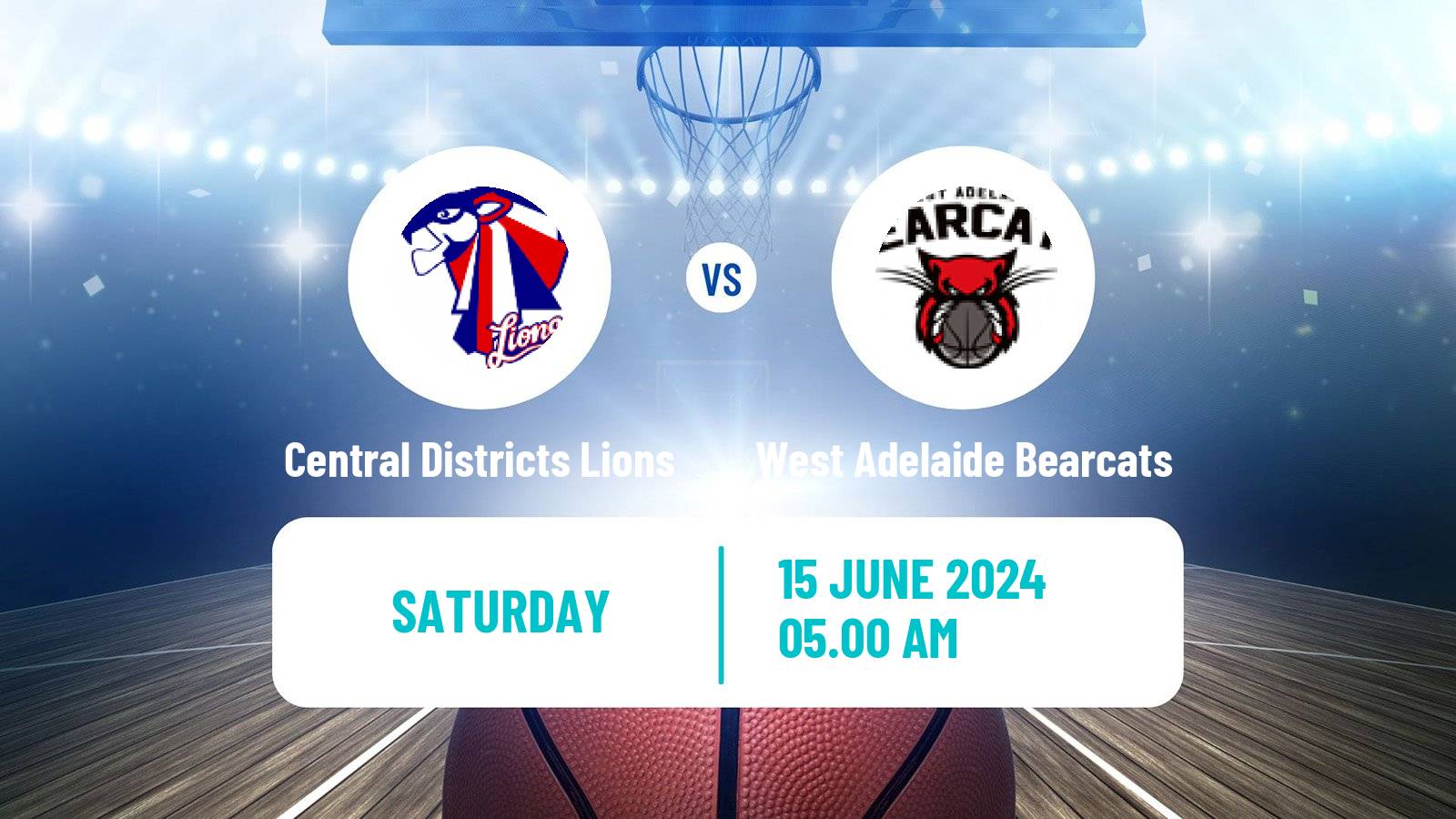 Basketball Australian NBL1 Central Women Central Districts Lions - West Adelaide Bearcats