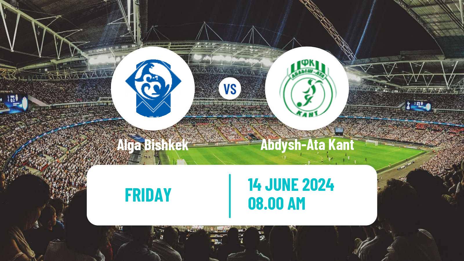 Soccer Kyrgyzstan Premier Liga Alga Bishkek - Abdysh-Ata Kant