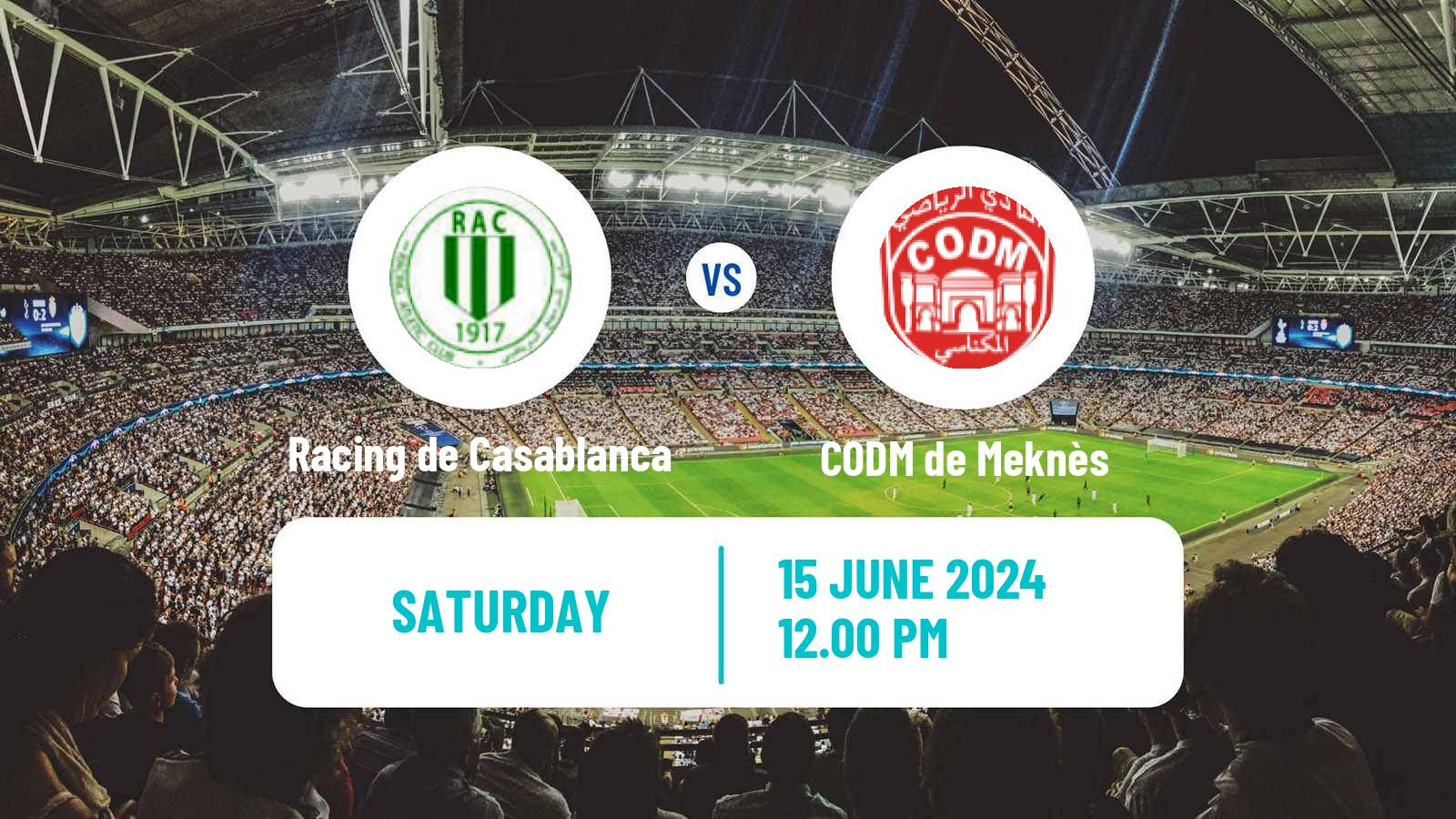 Soccer Moroccan Botola 2 Racing de Casablanca - CODM de Meknès