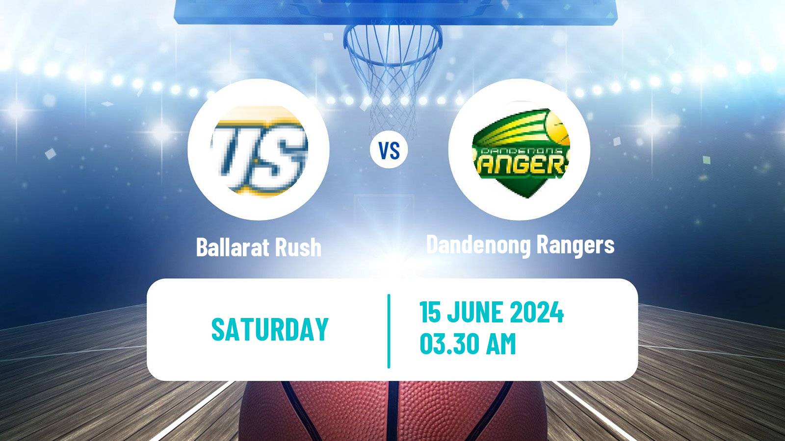 Basketball Australian NBL1 South Women Ballarat Rush - Dandenong Rangers