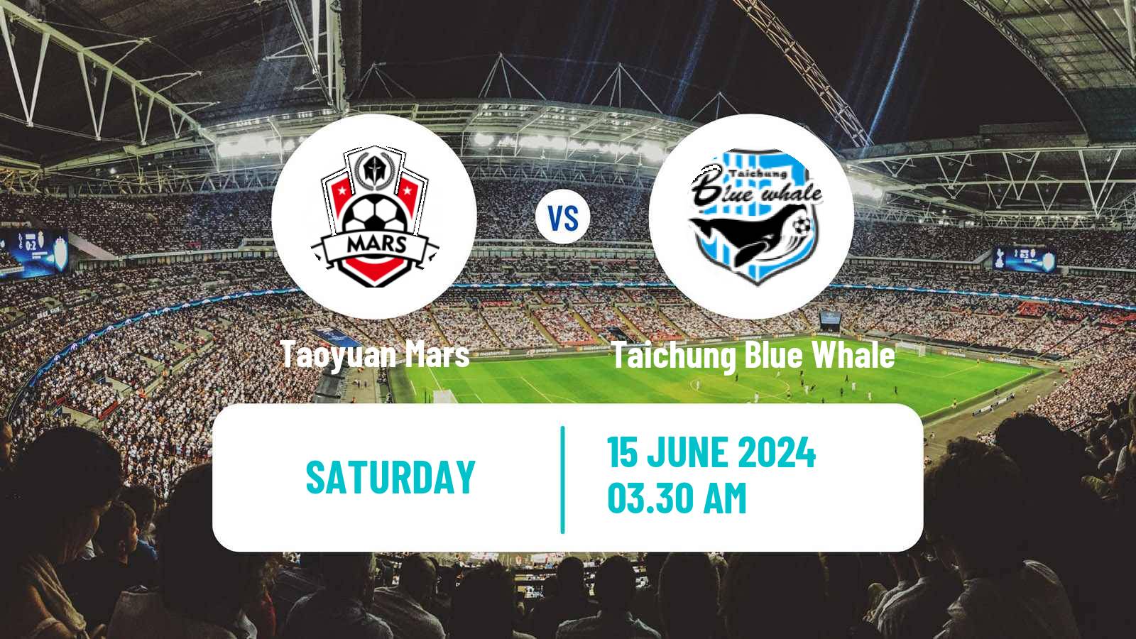 Soccer Taiwan Football League Women Taoyuan Mars - Taichung Blue Whale