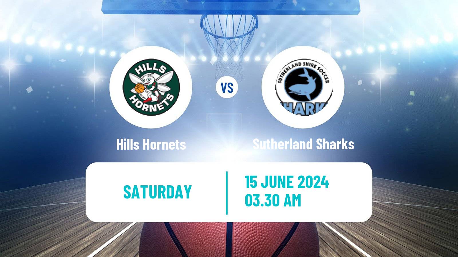 Basketball Australian NBL1 East Women Hills Hornets - Sutherland Sharks