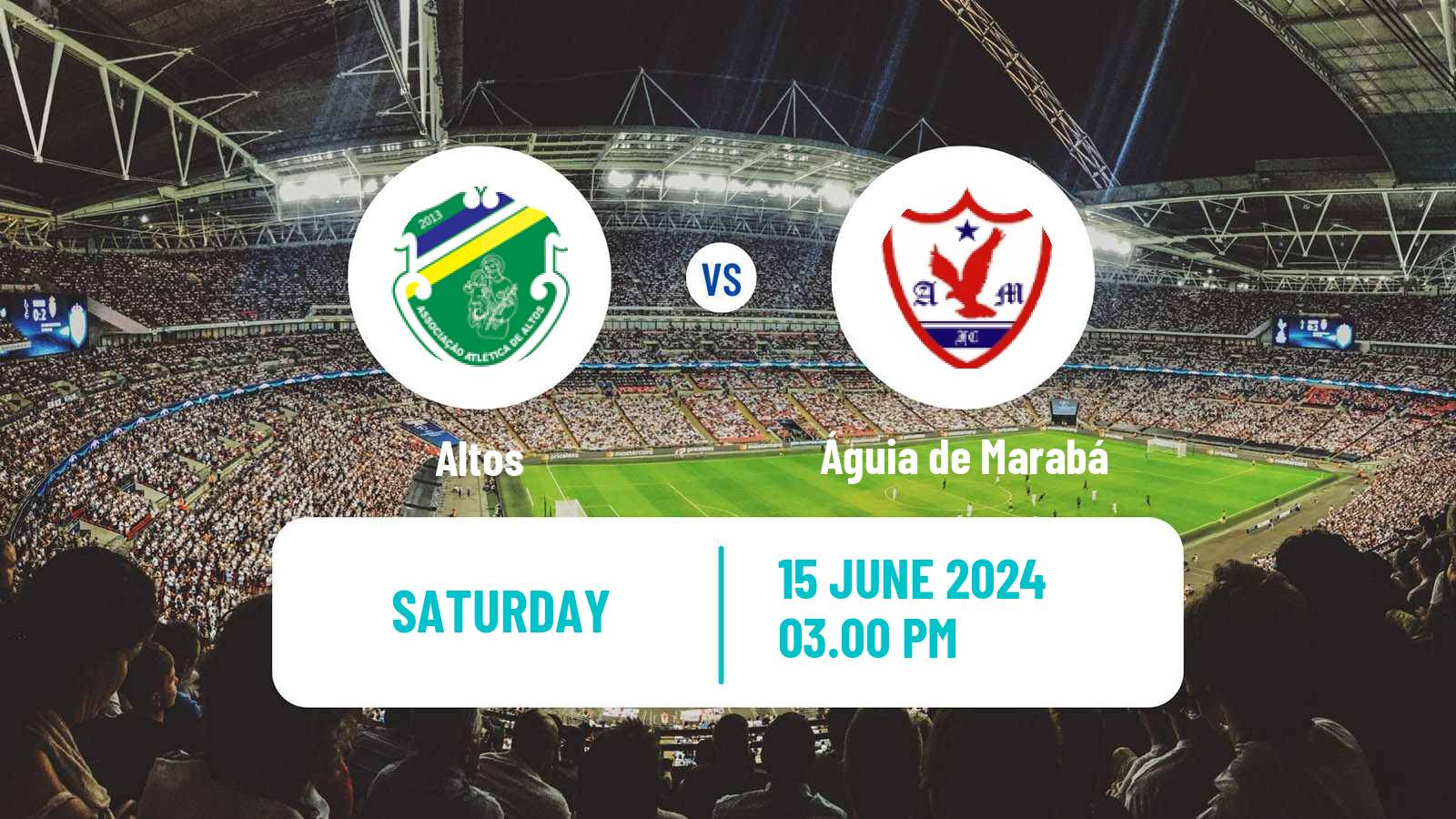 Soccer Brazilian Serie D Altos - Águia de Marabá