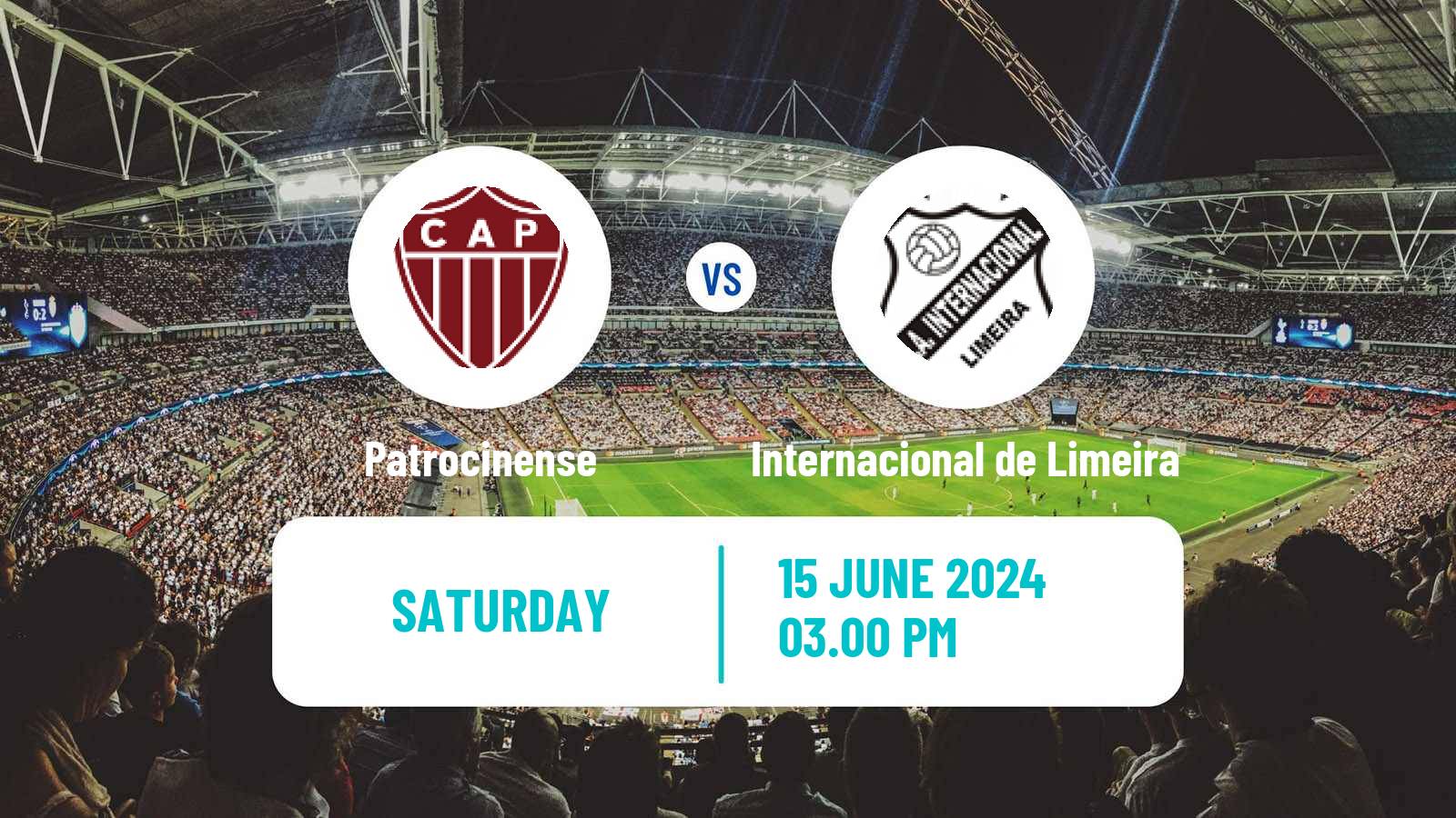 Soccer Brazilian Serie D Patrocinense - Internacional de Limeira