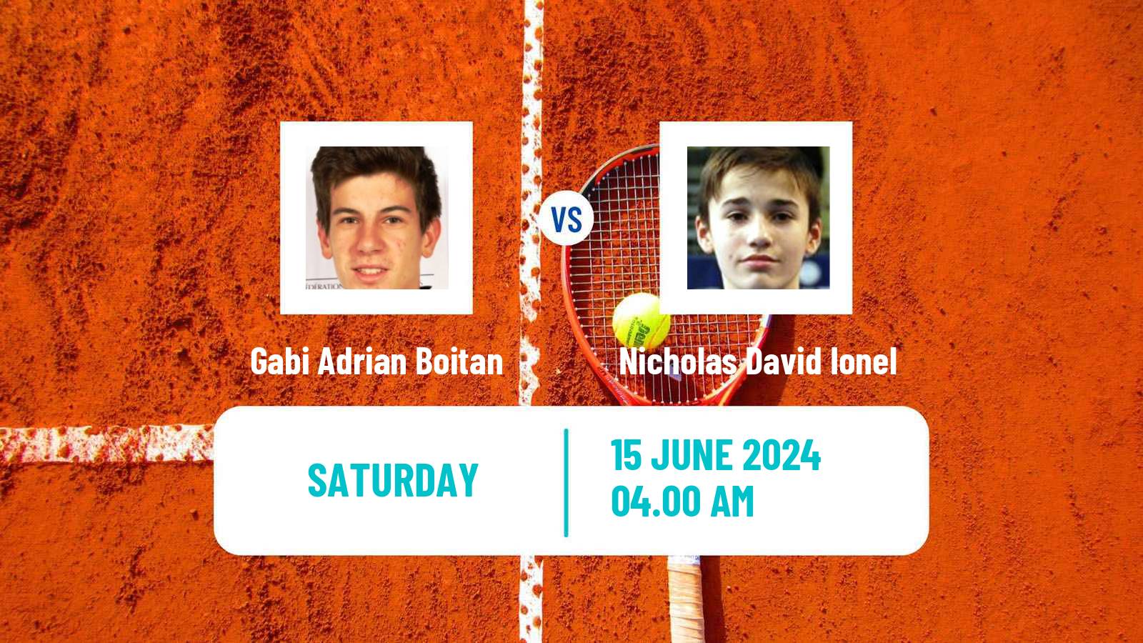 Tennis ITF M15 Oradea Men Gabi Adrian Boitan - Nicholas David Ionel