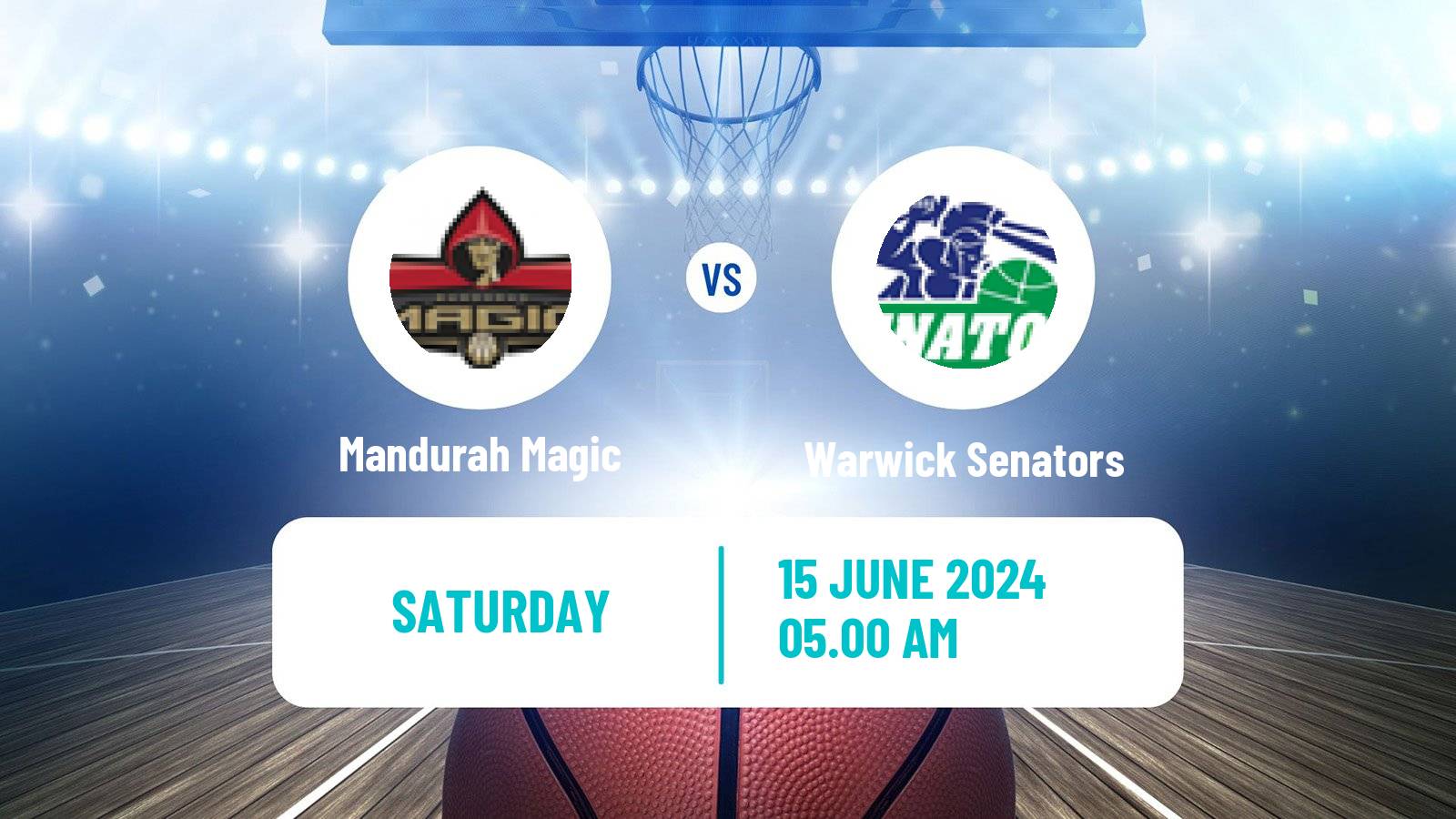 Basketball Australian NBL1 West Women Mandurah Magic - Warwick Senators