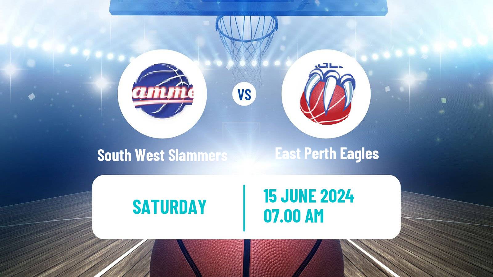 Basketball Australian NBL1 West South West Slammers - East Perth Eagles