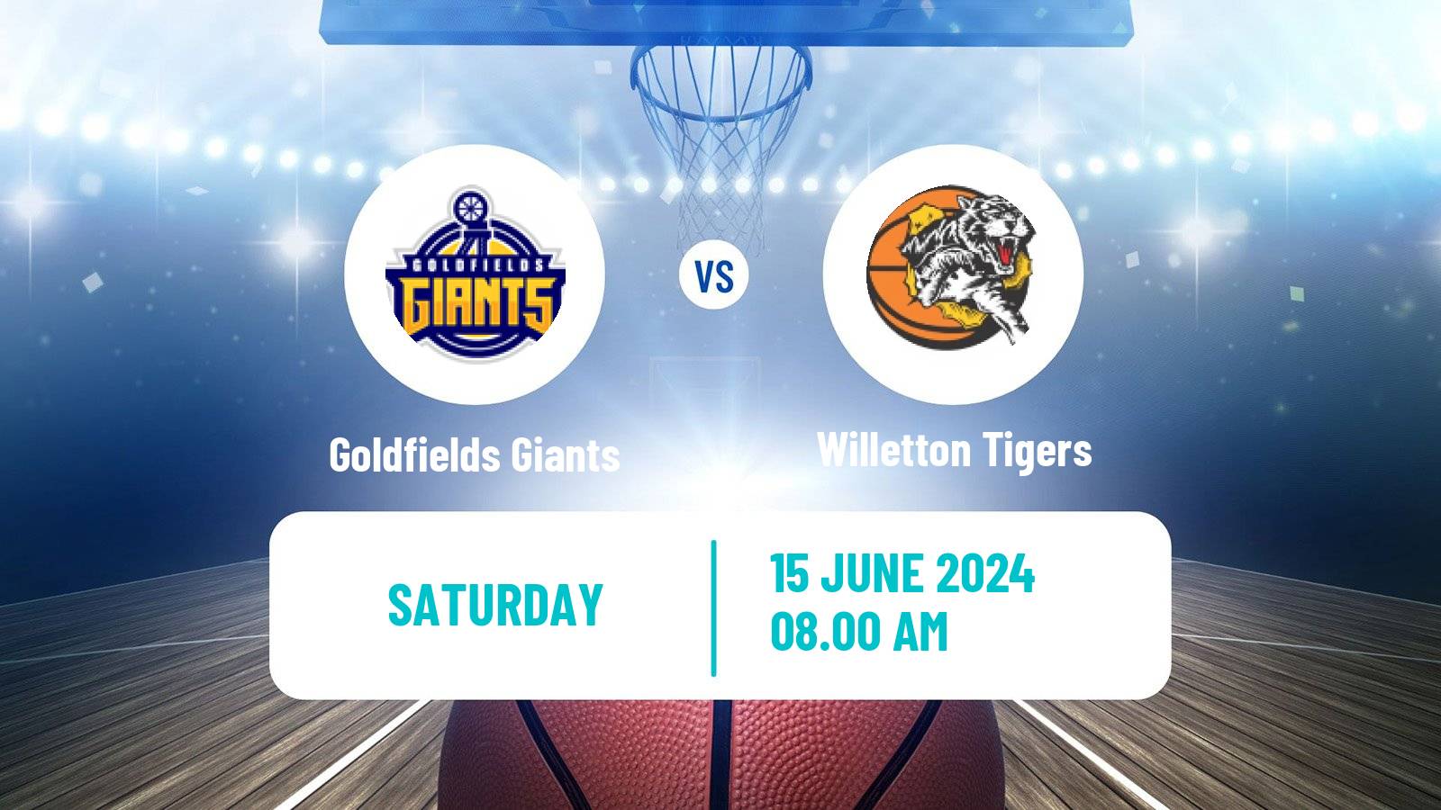 Basketball Australian NBL1 West Goldfields Giants - Willetton Tigers