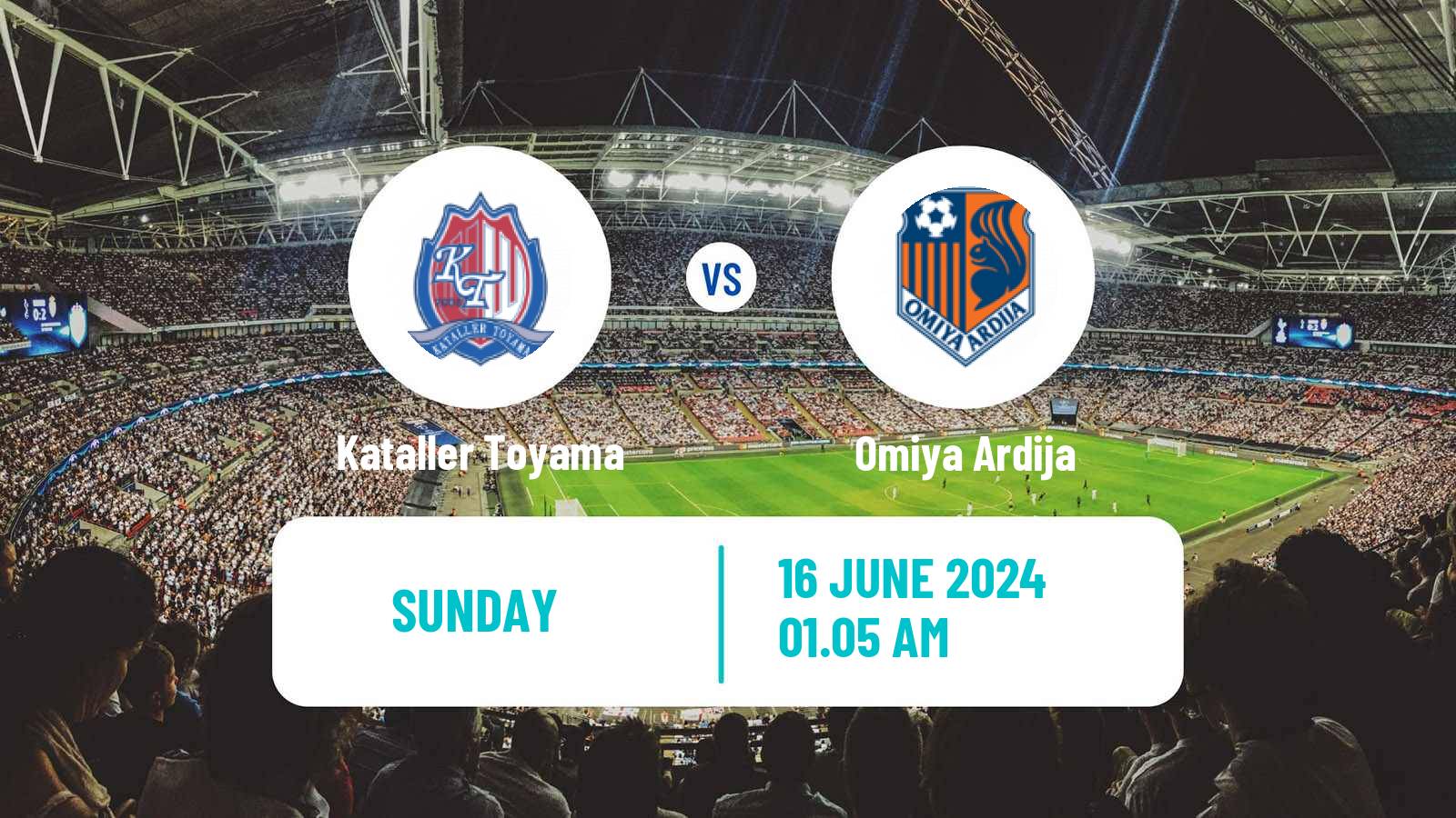 Soccer Japan J3 League Kataller Toyama - Omiya Ardija