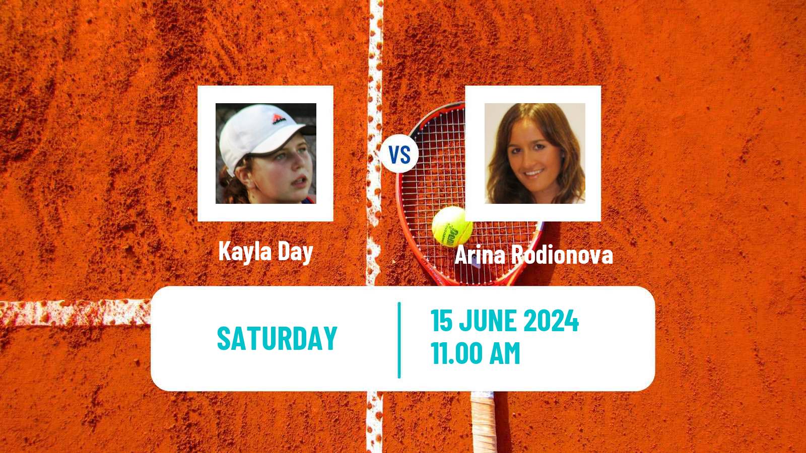 Tennis WTA Berlin Kayla Day - Arina Rodionova