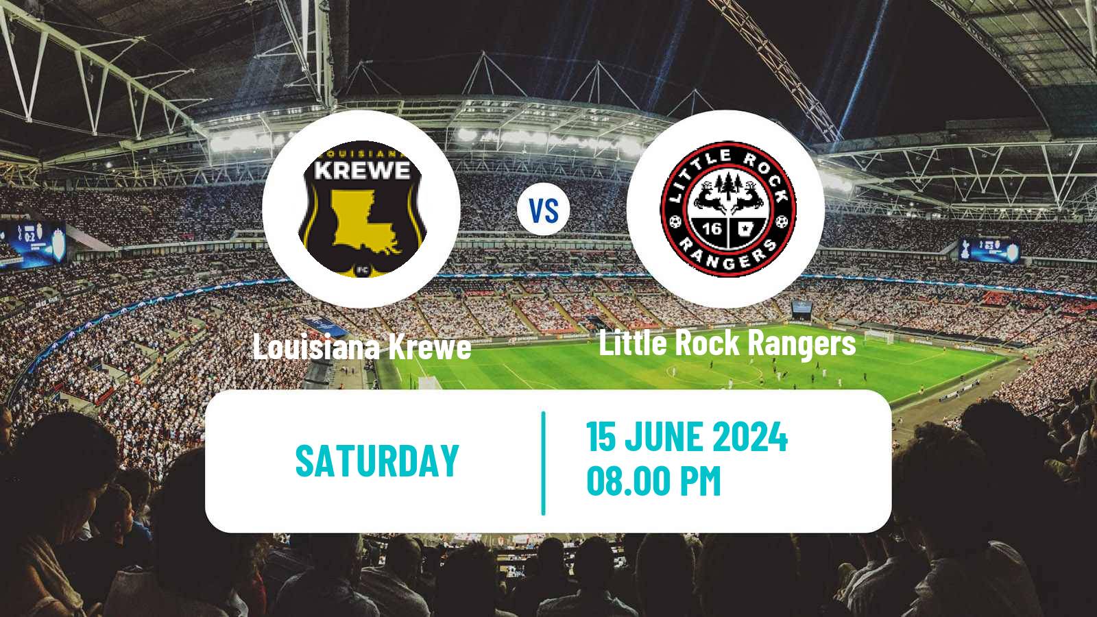 Soccer USL League Two Louisiana Krewe - Little Rock Rangers