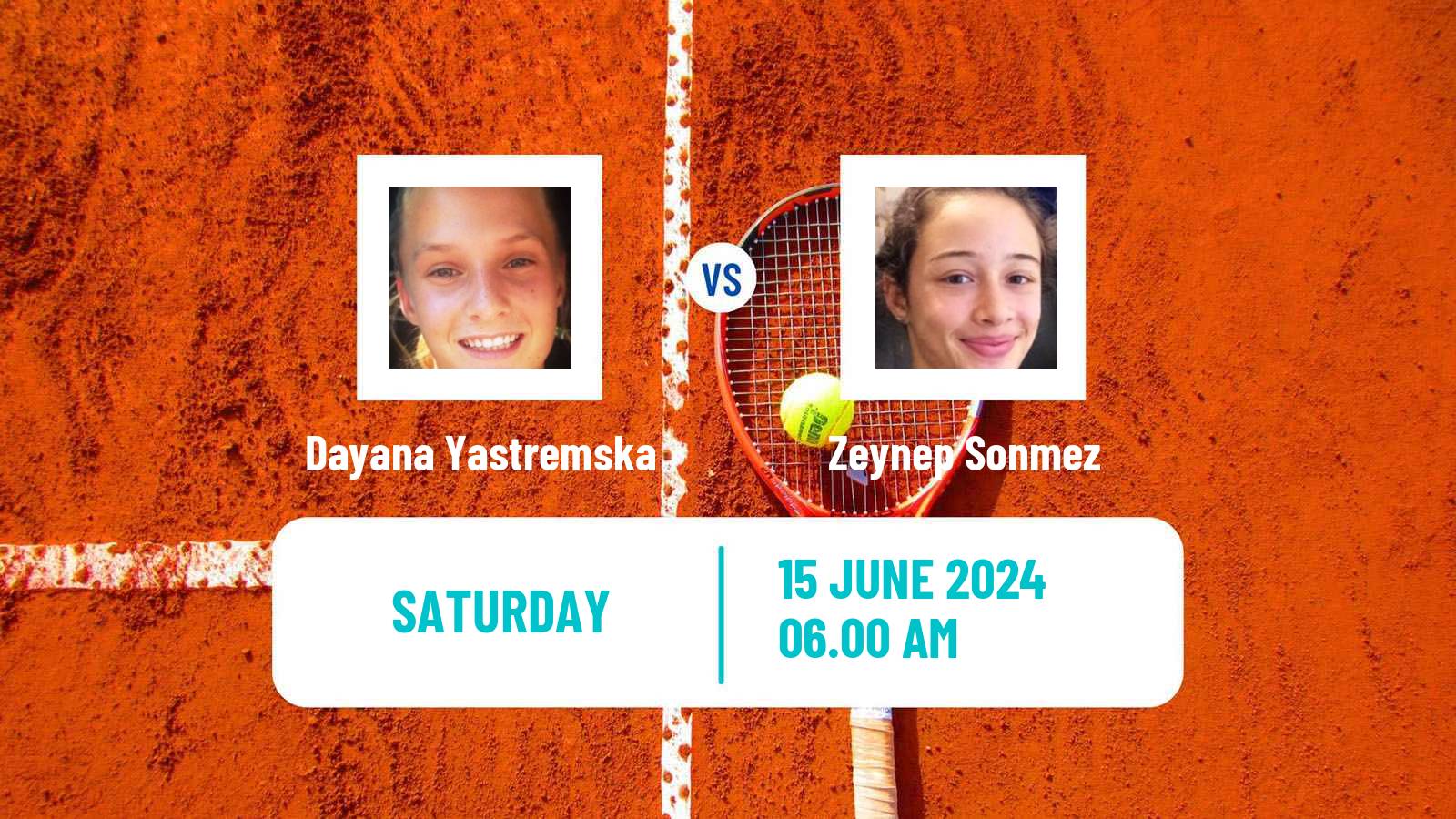 Tennis WTA Berlin Dayana Yastremska - Zeynep Sonmez