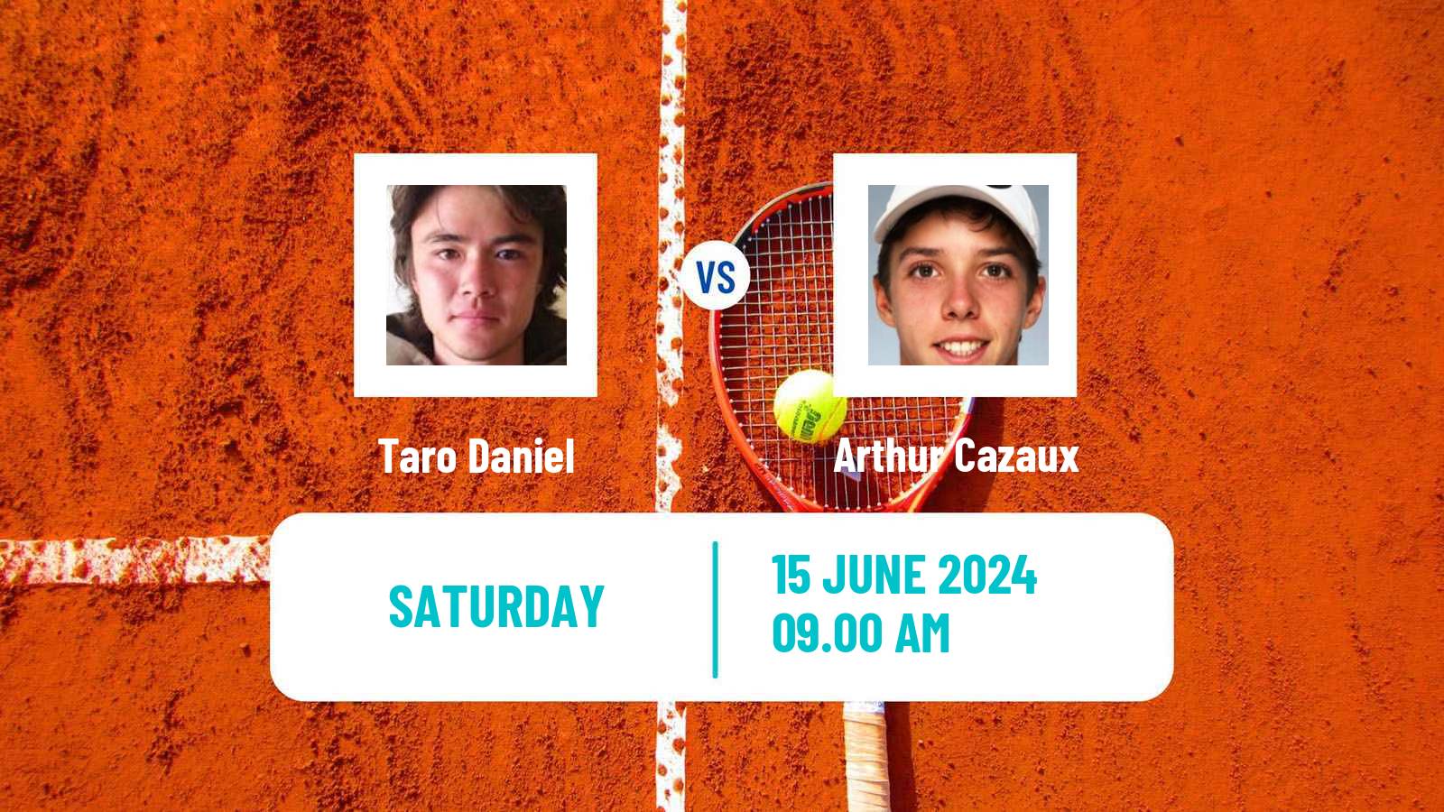 Tennis ATP London Taro Daniel - Arthur Cazaux