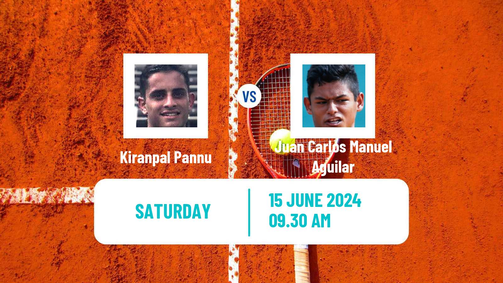 Tennis ITF M15 Santo Domingo 2 Men Kiranpal Pannu - Juan Carlos Manuel Aguilar