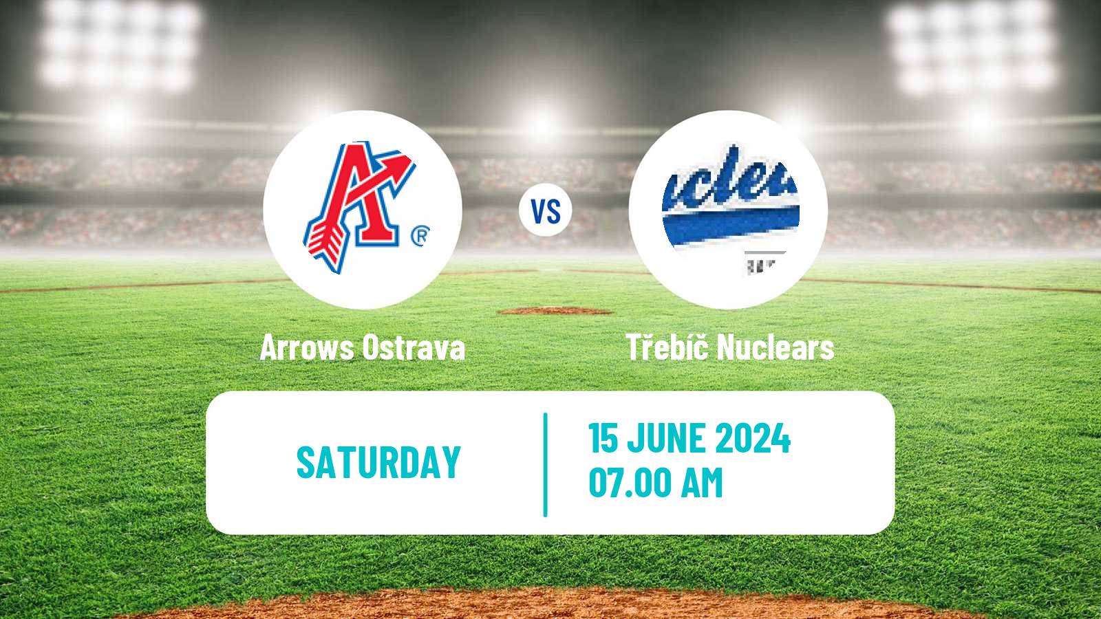 Baseball Czech Extraliga Baseball Arrows Ostrava - Třebíč Nuclears