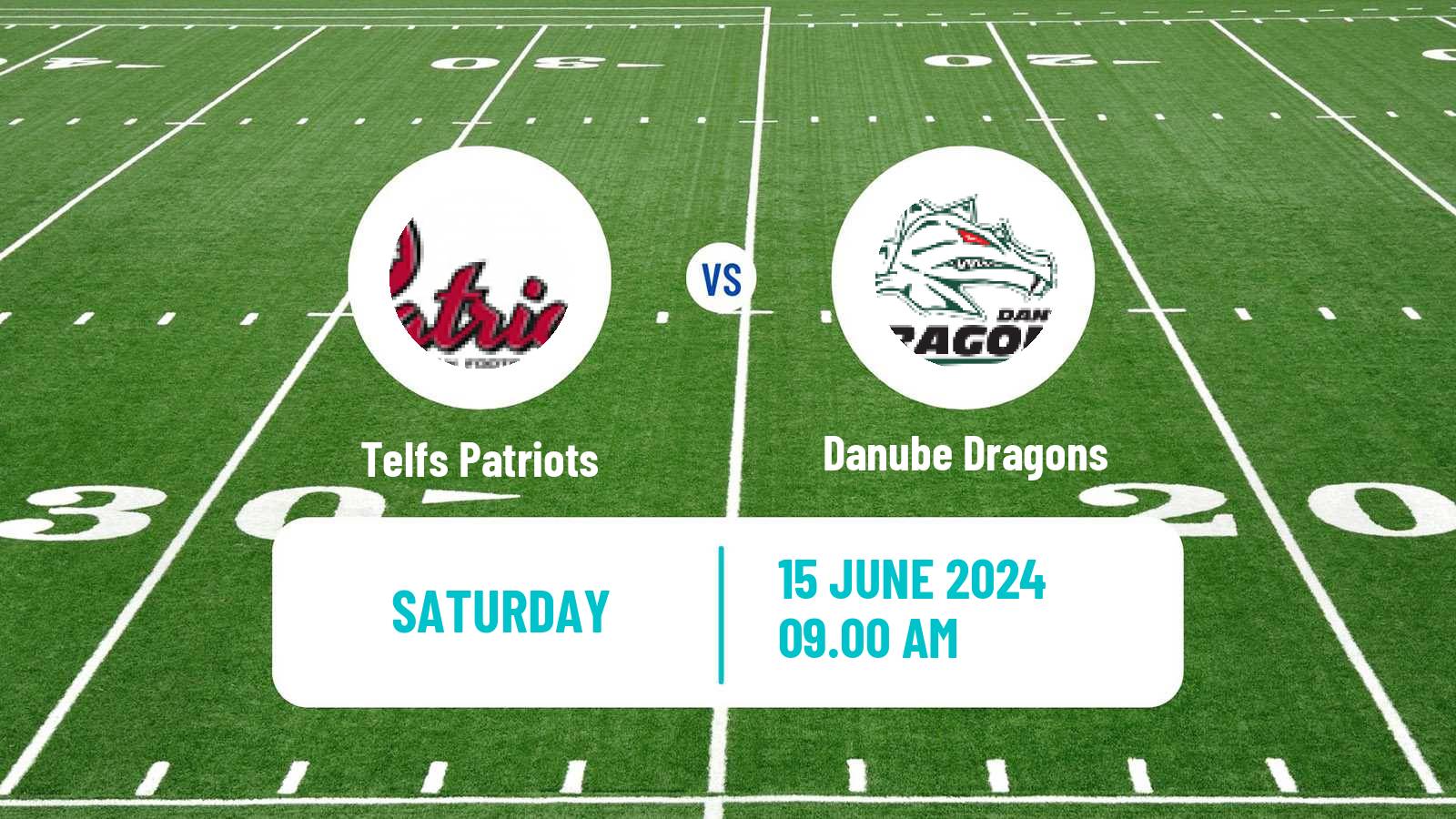 American football Austrian Football League Telfs Patriots - Danube Dragons