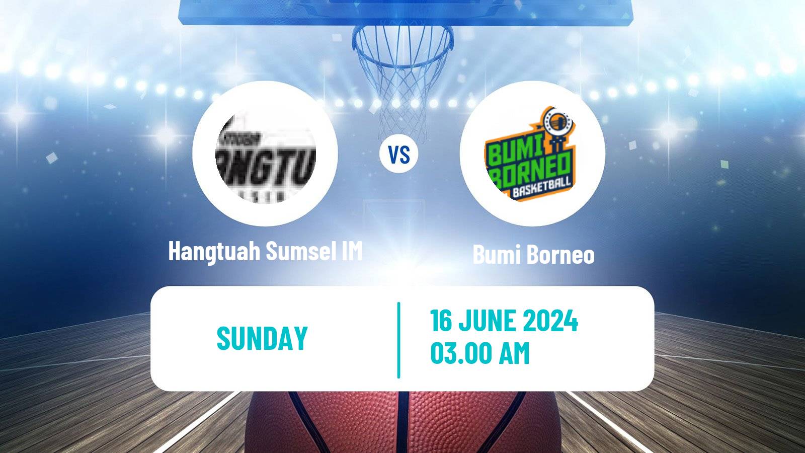 Basketball Indonesian IBL Hangtuah Sumsel IM - Bumi Borneo