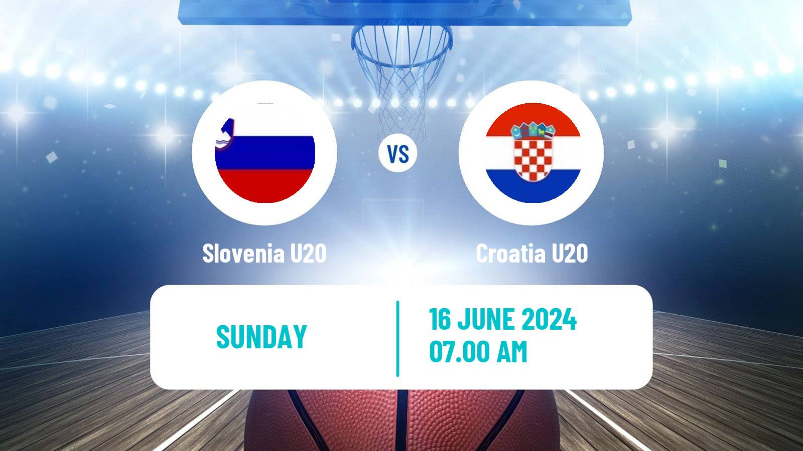 Basketball Friendly International Basketball Slovenia U20 - Croatia U20