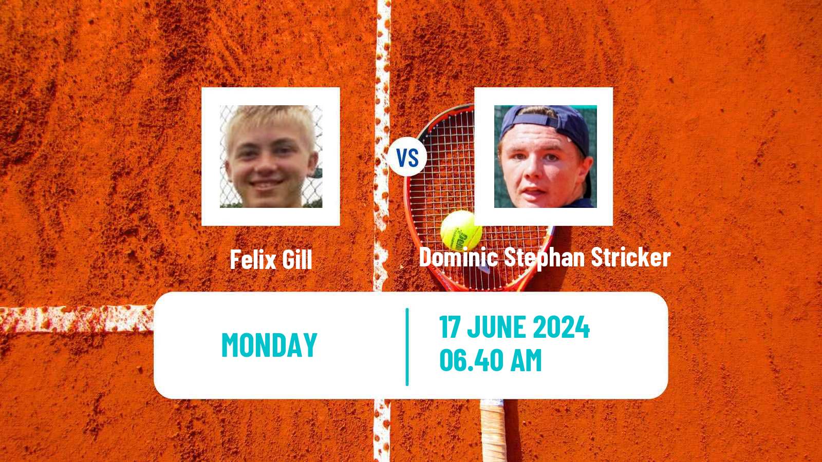 Tennis Ilkley Challenger Men Felix Gill - Dominic Stephan Stricker