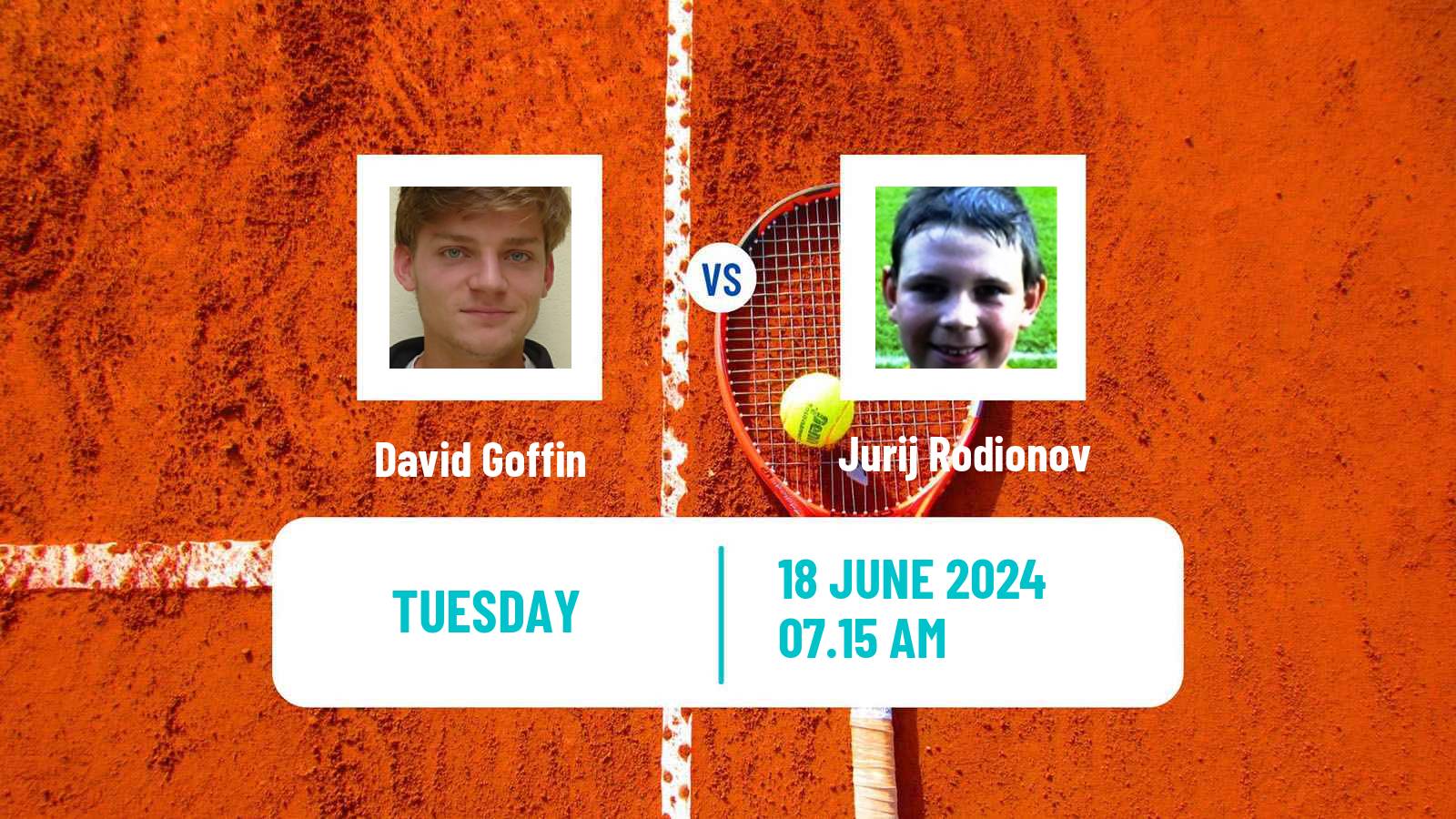 Tennis Ilkley Challenger Men David Goffin - Jurij Rodionov