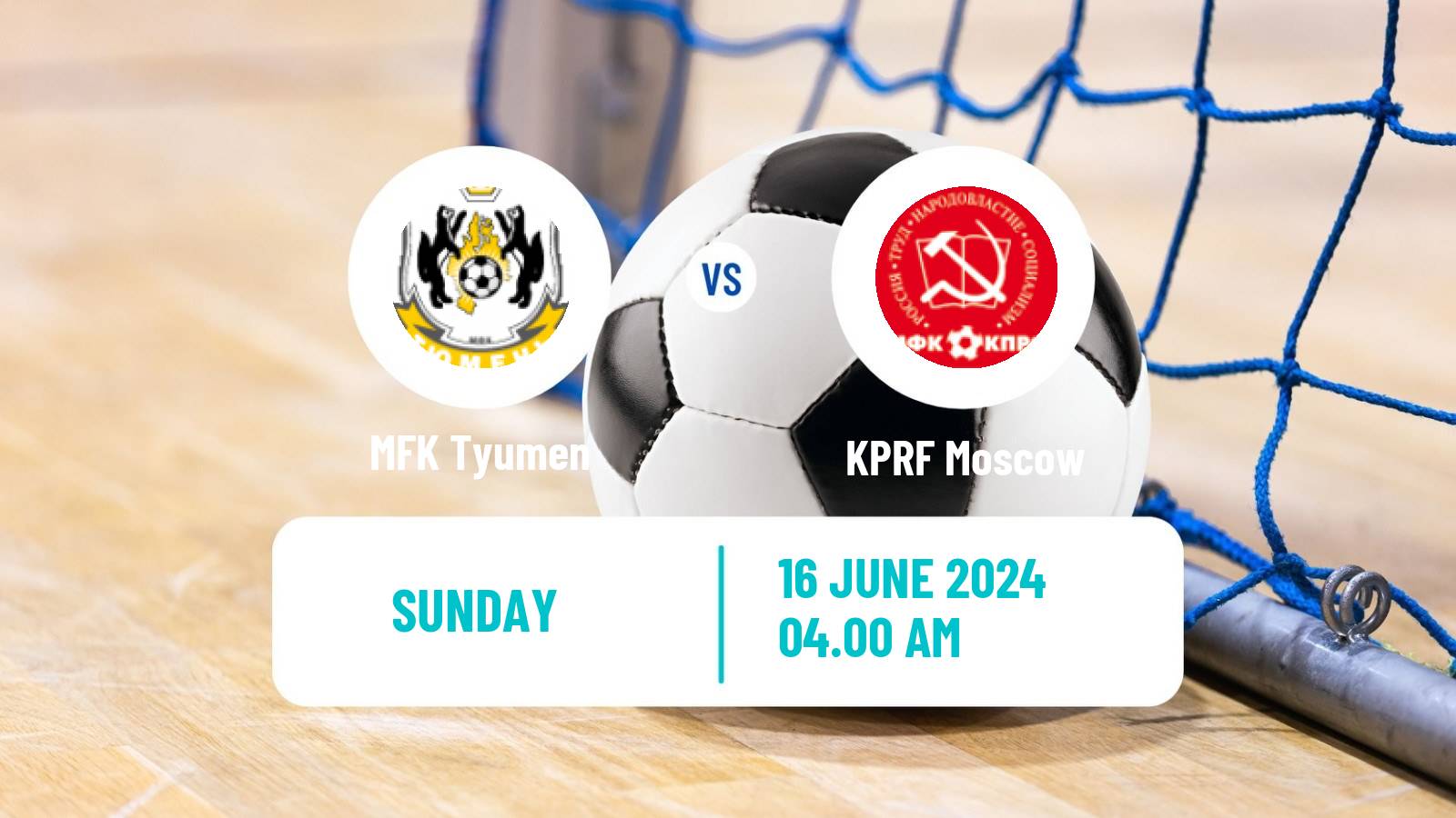 Futsal Russian Super Liga Futsal MFK Tyumen - KPRF