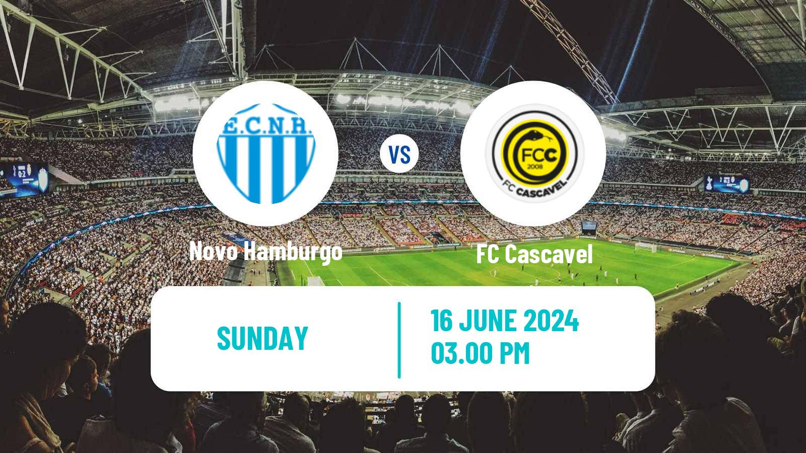Soccer Brazilian Serie D Novo Hamburgo - FC Cascavel