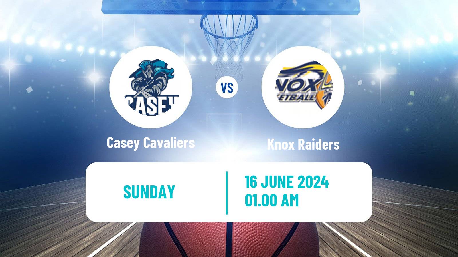 Basketball Australian NBL1 South Casey Cavaliers - Knox Raiders