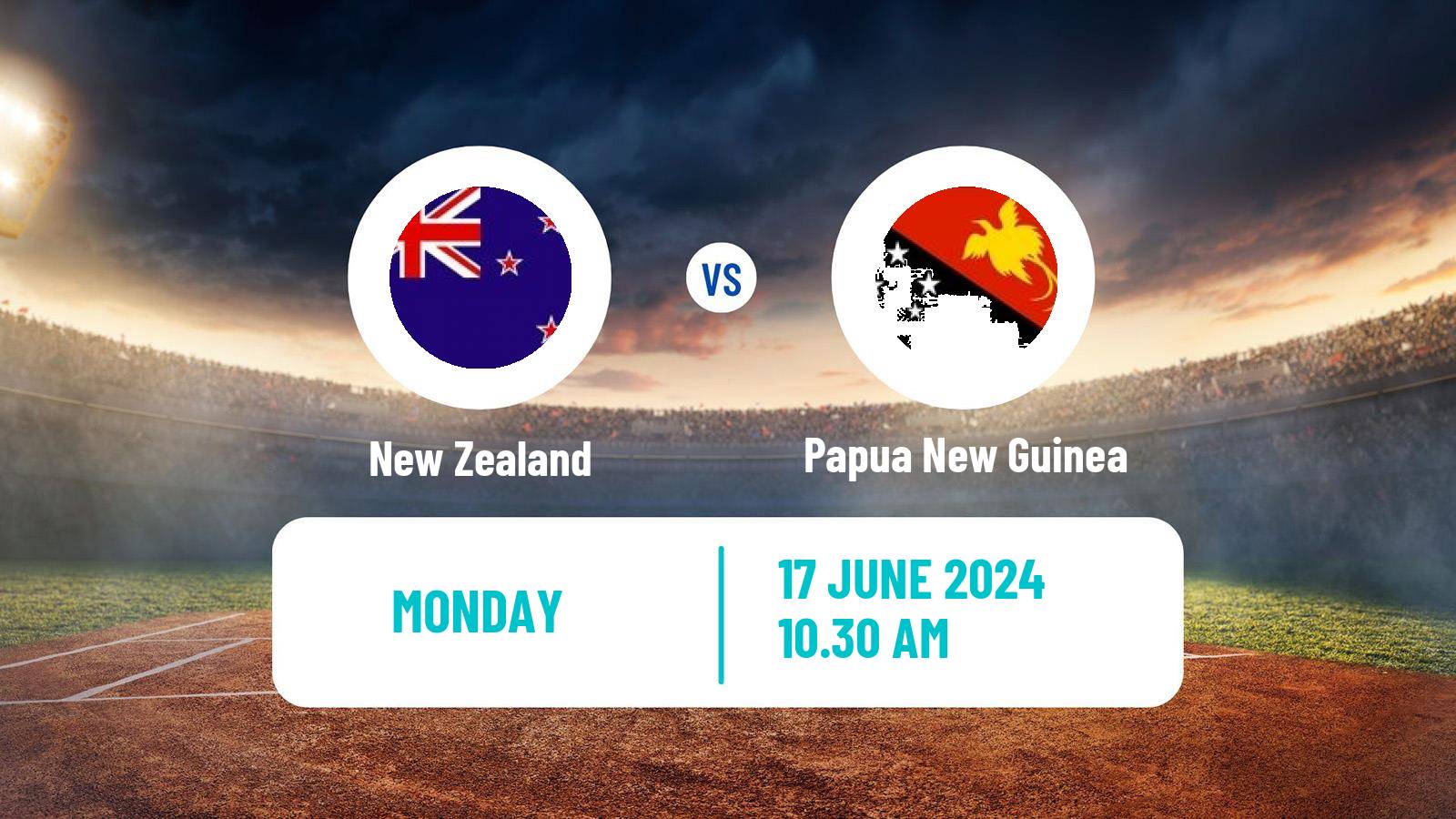 Cricket ICC World Twenty20 New Zealand - Papua New Guinea